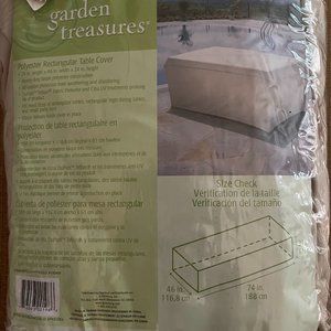 Outdoor rectangular table cover DuPont Teflon Ciba UV protection